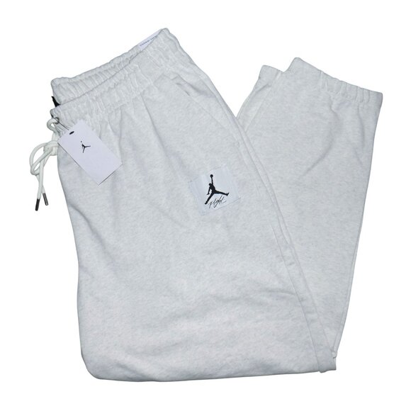 Air Jordan Men's Statement Fleece Sweatpants Hemp/Heather/Sail Size 3XL Joggers - Picture 8 of 9